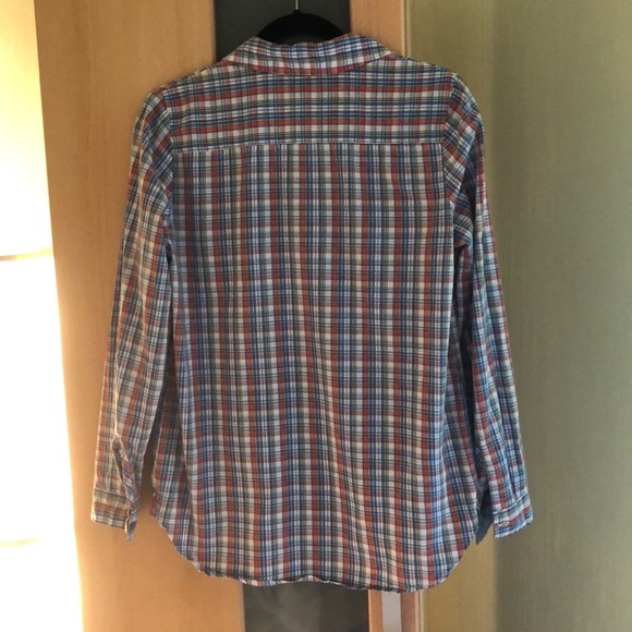 Tommy Hilfiger Quarter Length Button Down Blouse - Picture 2 of 5